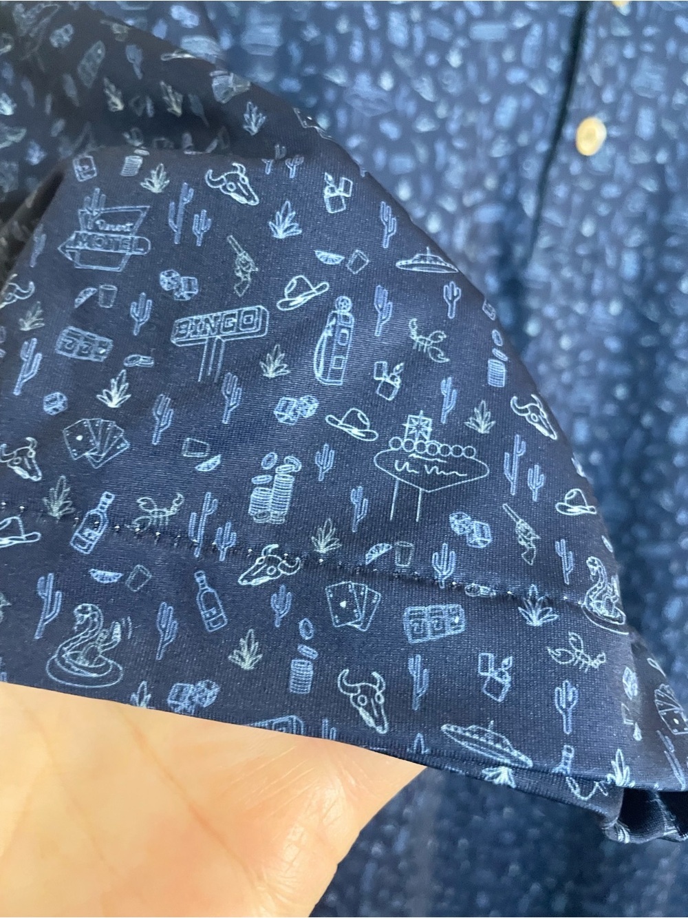 Peter Millar SWAG Golf Summer Comfort Polo XXL MF23EK26S Las Vegas Badlands - Picture 4 of 9